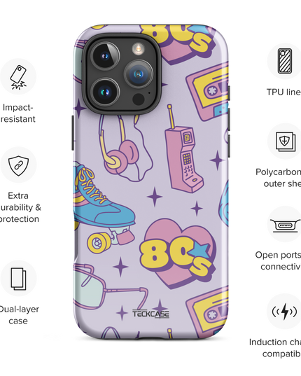 80's Retro iPhone Impact Case